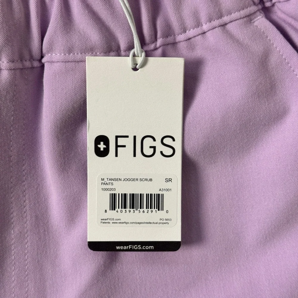 FIGS Mens Tansen Jogger Scrub Pants Lavender Small Regular Style 100023 NEW